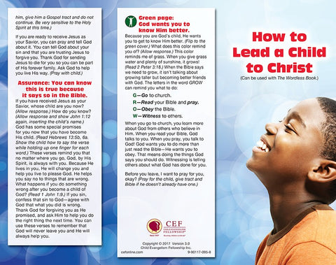 How to Lead a Child to Christ