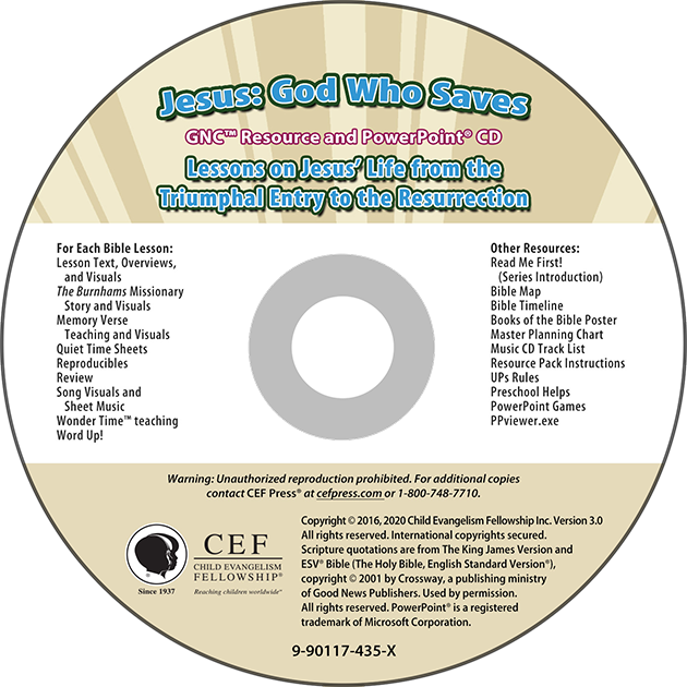 Jesus: God who Saves PP CD