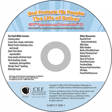 God Protects His people: The Life of Esther PP CD