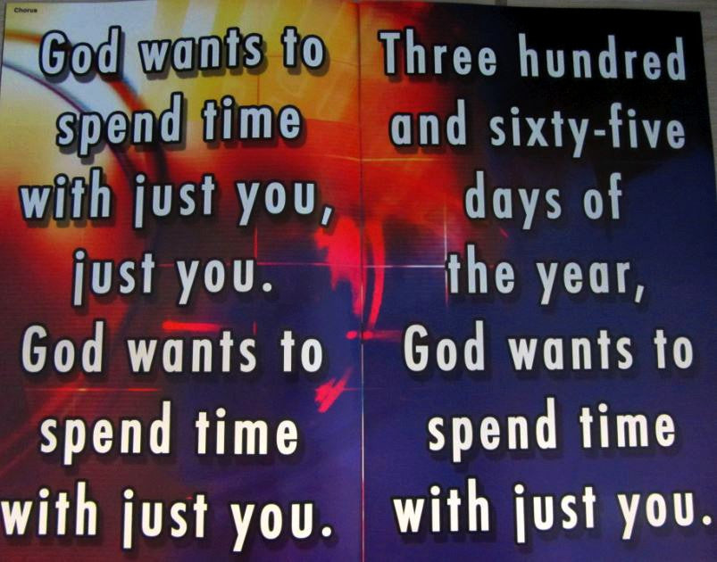 God Wants to Spend time with Just You (365 Days)