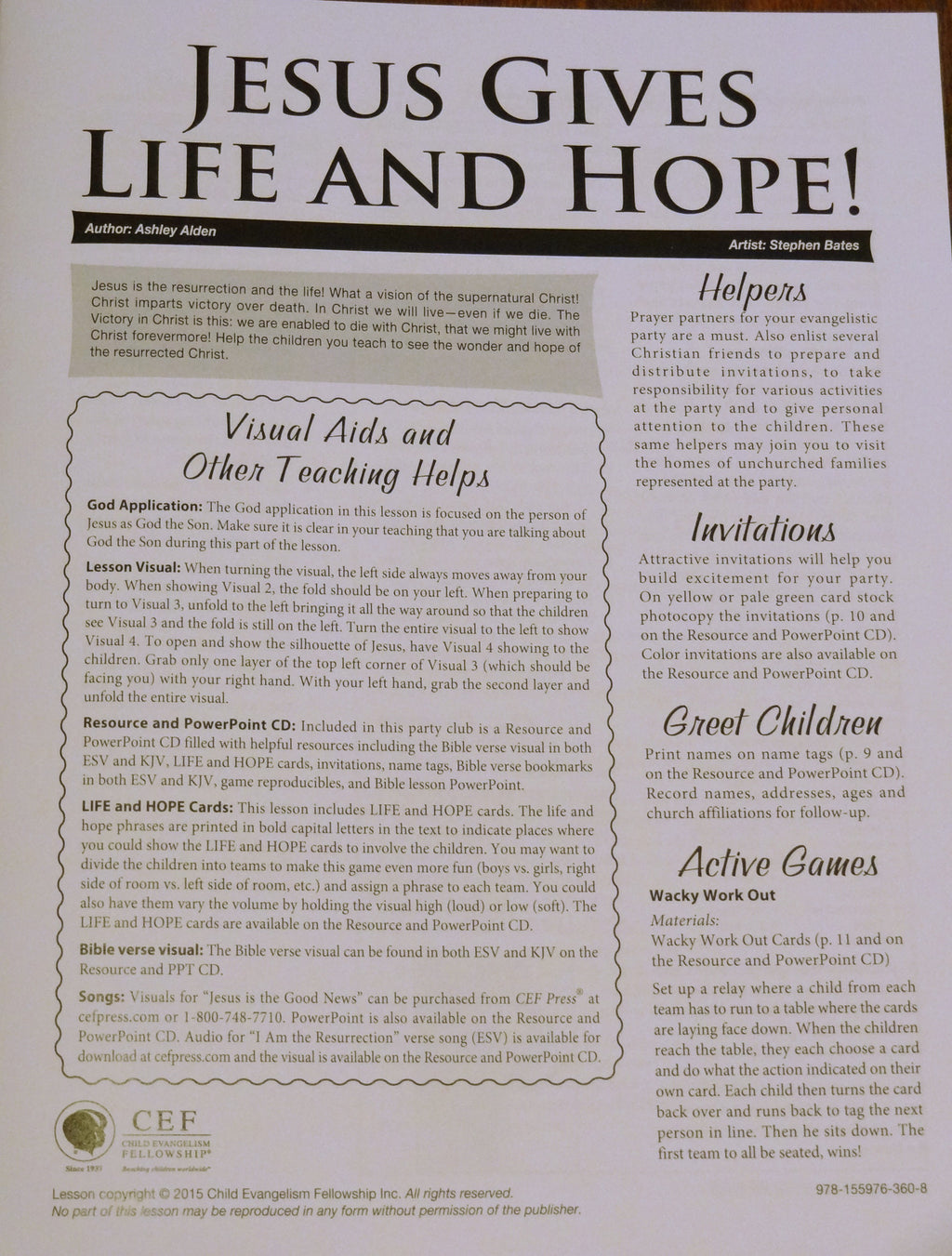 Jesus Gives Life and Hope