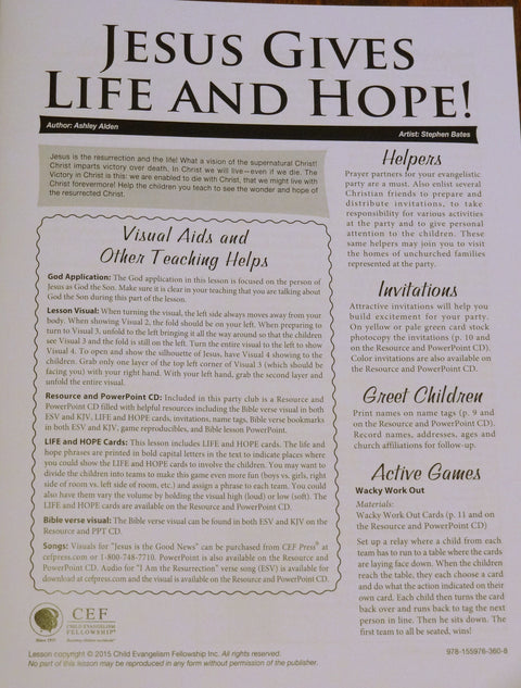 Jesus Gives Life and Hope